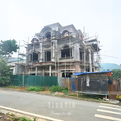 Thi công biệt thự 3 tầng mái mansard (CĐT: Mr Tuyên - Lào Cai) TCBT2230
