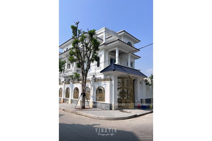 Thi công biệt thự tân cổ điển mái nhật (CĐT: Mrs Phượng - Hải Phòng) TCBT2233