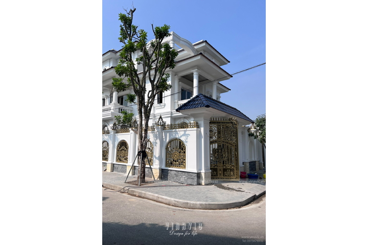 Thi công biệt thự tân cổ điển mái nhật (CĐT: Mrs Phượng - Hải Phòng) TCBT2233