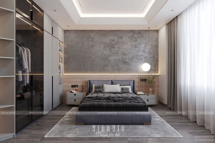 Mẫu nội thất nhà phố mặt tiền 4.5m x 16m (CĐT: Mr Thắng - An Giang) NT2324