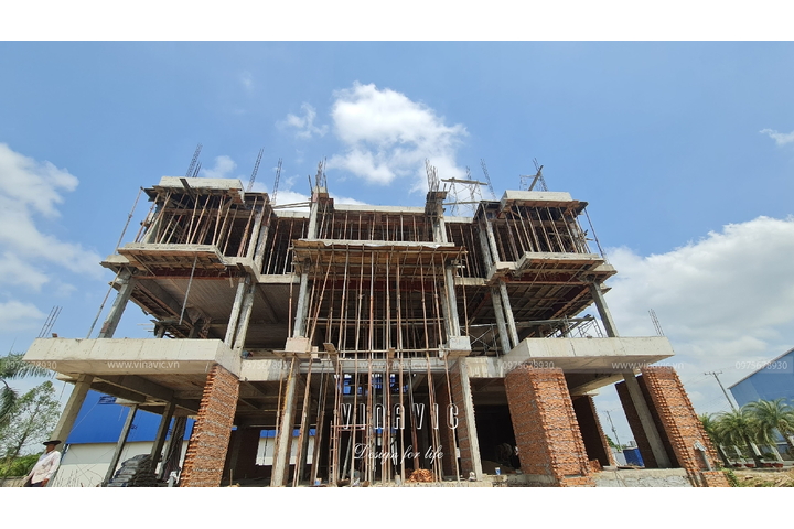 Thi công biệt thự 1 trệt 3 tầng hiện đại 475m2 (CĐT:Mr Minh - An Giang) TCBT2239