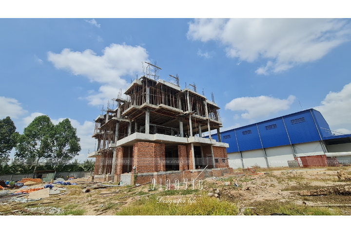 Thi công biệt thự 1 trệt 3 tầng hiện đại 475m2 (CĐT:Mr Minh - An Giang) TCBT2239