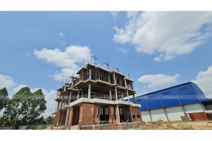 Thi công biệt thự 1 trệt 3 tầng hiện đại 475m2 (CĐT:Mr Minh - An Giang) TCBT2239