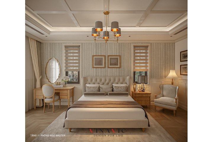 Mẫu nội thất phong cách địa trung hải 450m2 (CĐT: Mr Phát - Cam Ranh) NT2326