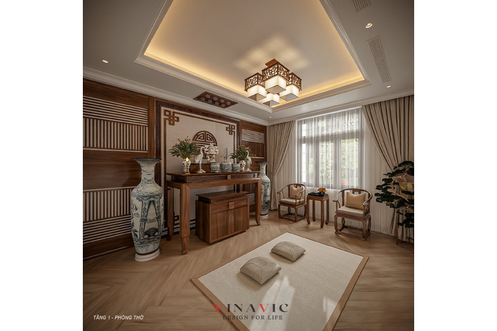 Mẫu nội thất phong cách địa trung hải 450m2 (CĐT: Mr Phát - Cam Ranh) NT2326