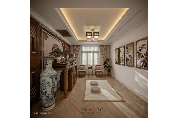 Mẫu nội thất phong cách địa trung hải 450m2 (CĐT: Mr Phát - Cam Ranh) NT2326