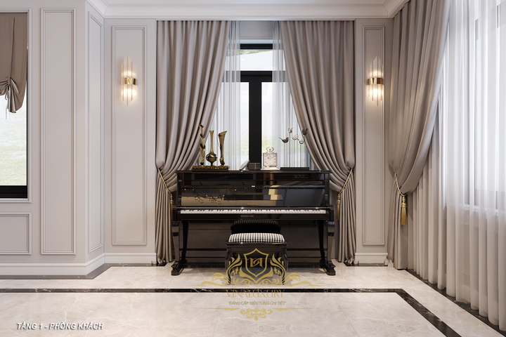 Thiết kế nội thất biệt thự 3 tầng 195m2 (CĐT: Mr Tùng - Thanh Hóa) NT2327