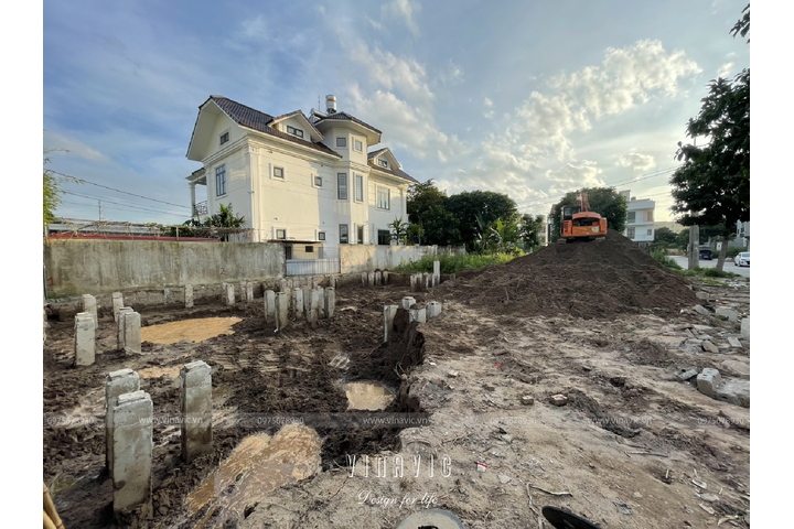 Thi công biệt thự 3 tầng hiện đại 255m2 (CĐT:Mr Huy- Hưng Yên) TCBT2241