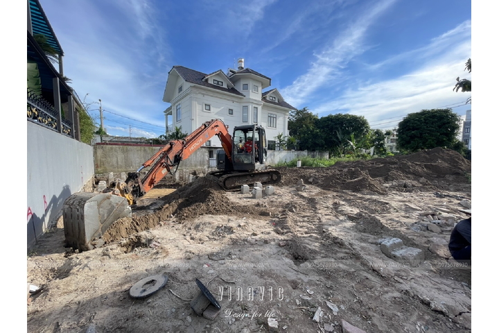 Thi công biệt thự 3 tầng hiện đại 255m2 (CĐT:Mr Huy- Hưng Yên) TCBT2241