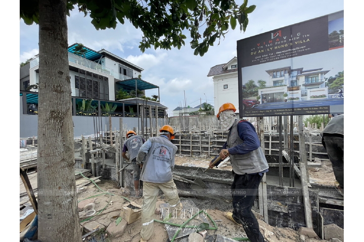 Thi công biệt thự 3 tầng hiện đại 255m2 (CĐT:Mr Huy- Hưng Yên) TCBT2241