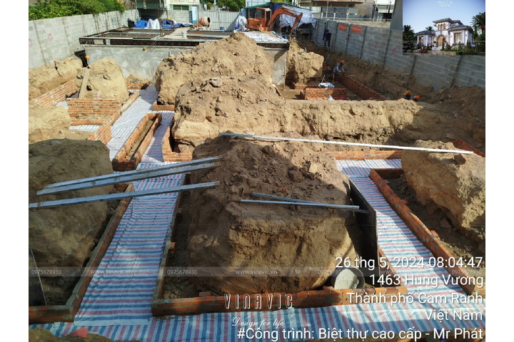 Thi công biệt thự địa trung hải 450m2 (CĐT:Mr Phát - Cam Ranh) TCBT2242