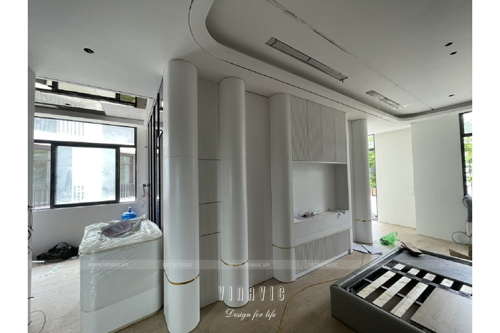 Cải tạo nội thất biệt thự 3 tầng 91m2 (CĐT: Mrs Hoàng - Hoài Đức) TCBT2243