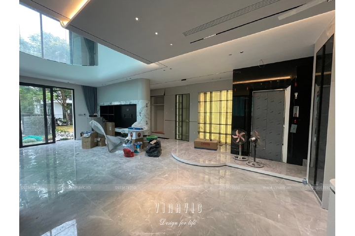 Cải tạo nội thất biệt thự 3 tầng 91m2 (CĐT: Mrs Hoàng - Hoài Đức) TCBT2243