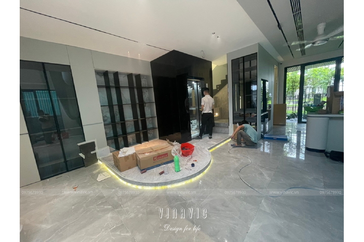 Cải tạo nội thất biệt thự 3 tầng 91m2 (CĐT: Mrs Hoàng - Hoài Đức) TCBT2243