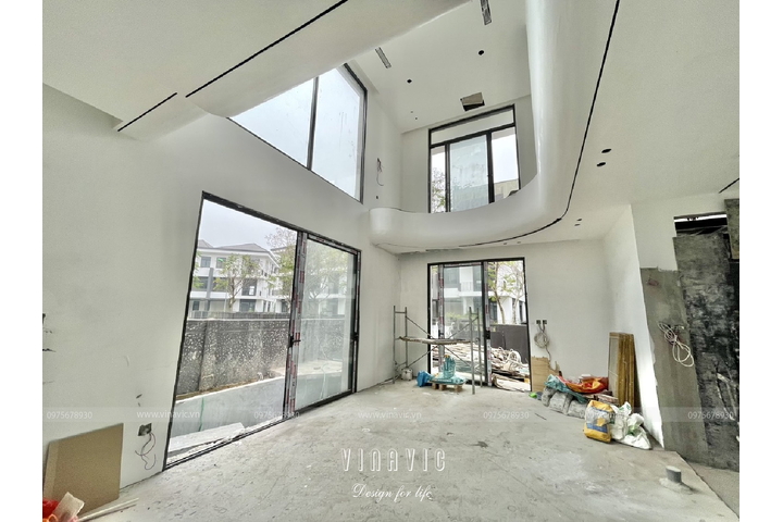 Cải tạo nội thất biệt thự 3 tầng 91m2 (CĐT: Mrs Hoàng - Hoài Đức) TCBT2243