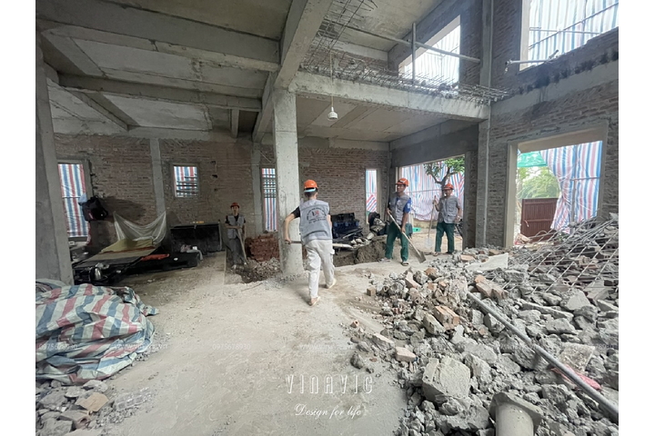 Thi công cải tạo biệt thự tân cổ điển 196m2 (CĐT: Mrs Út - Hà Nội) TCBT2244