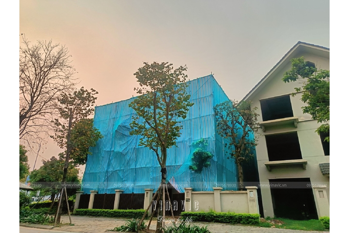 Thi công cải tạo biệt thự tân cổ điển 196m2 (CĐT: Mrs Út - Hà Nội) TCBT2244