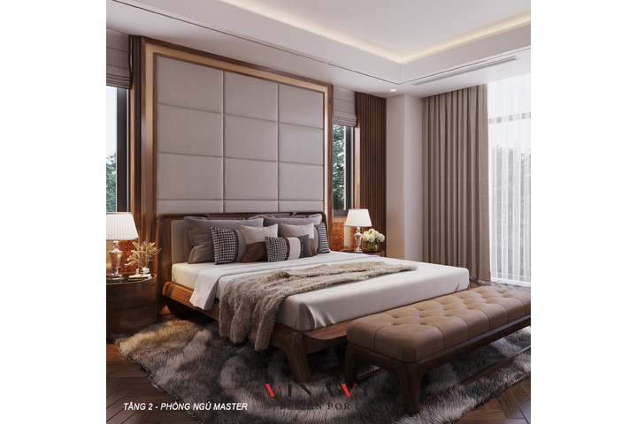 Thiết kế nội thất biệt thự 3 tầng hiện đại 150m2  (CĐT: Mr Thạch - Ninh Bình) NT2330