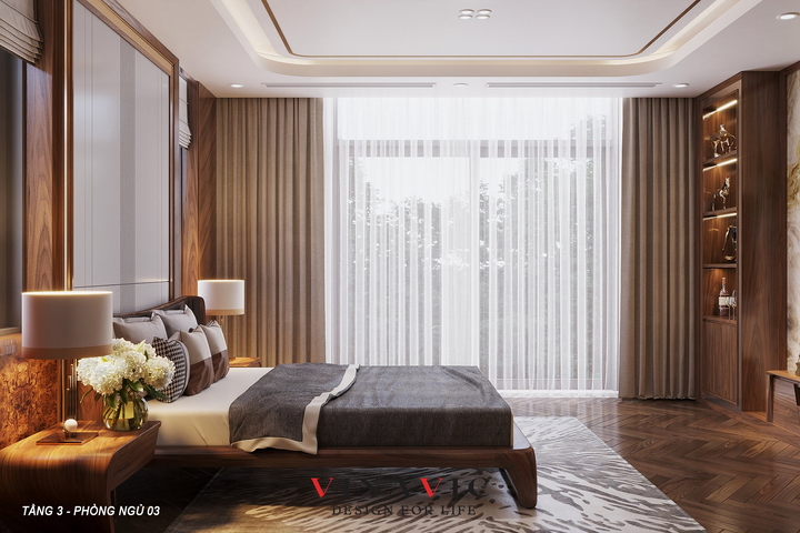 Thiết kế nội thất biệt thự 3 tầng hiện đại 150m2  (CĐT: Mr Thạch - Ninh Bình) NT2330