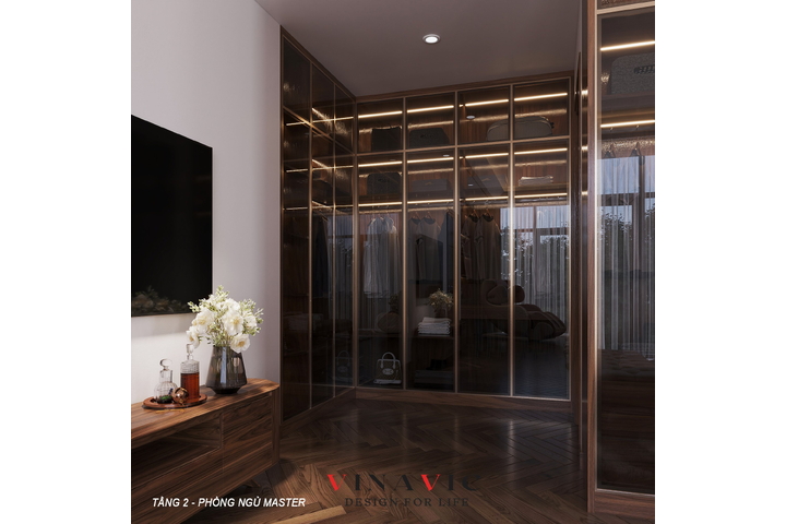 Thiết kế nội thất biệt thự 3 tầng hiện đại 150m2  (CĐT: Mr Thạch - Ninh Bình) NT2330