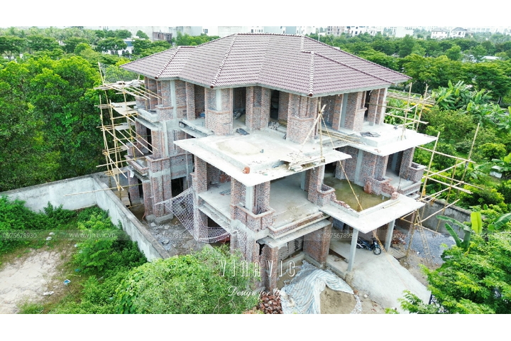 Thi công biệt thự 3 tầng hiện đại 250m2 (CĐT: Mrs Hương - Thanh Hóa) TCBT2245