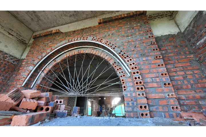 Thi công trọn gói biệt thự 3 tầng tân cổ điển 208m2 (CĐT: Mr Tùng - Thanh Hóa) TCBT2246