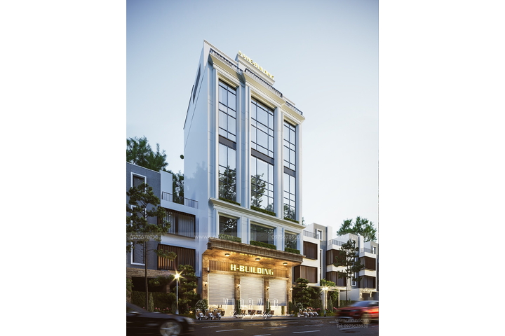 Biệt thự 6 tầng 1 tum hiện đại kết hợp kinh doanh 120m2 (12m x 10m) BT2389