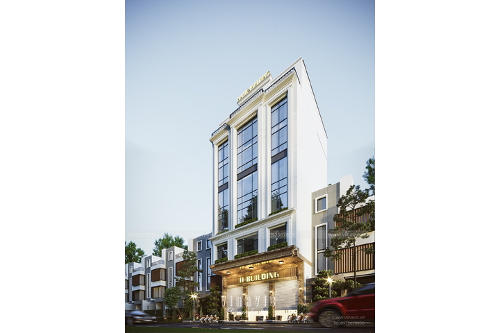 Biệt thự 6 tầng 1 tum hiện đại kết hợp kinh doanh 120m2 (12m x 10m) BT2389