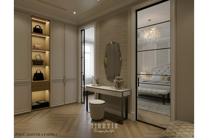 Thiết kế nội thất biệt thự 4 tầng 15m x 10m (CĐT: Mrs Linh- Lào Cai) NT2331