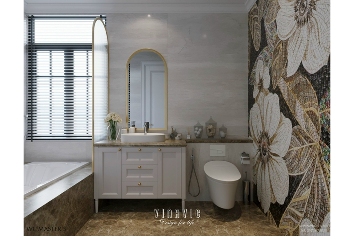 Thiết kế nội thất biệt thự 4 tầng 15m x 10m (CĐT: Mrs Linh- Lào Cai) NT2331