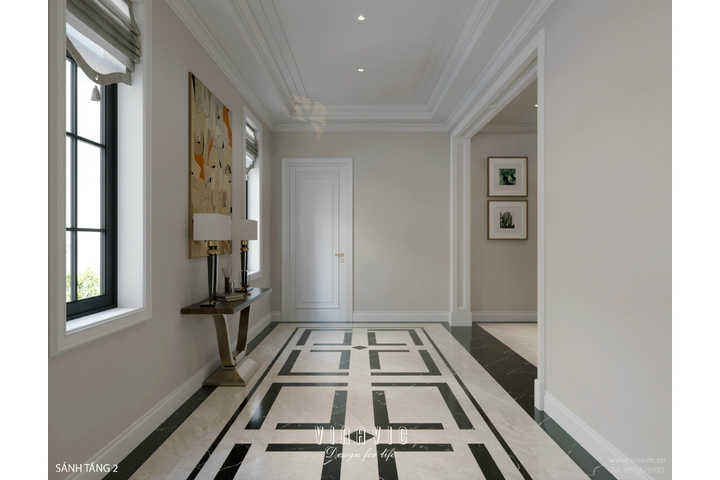 Thiết kế nội thất biệt thự 4 tầng 15m x 10m (CĐT: Mrs Linh- Lào Cai) NT2331