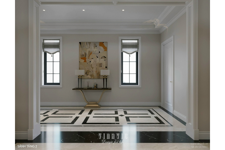 Thiết kế nội thất biệt thự 4 tầng 15m x 10m (CĐT: Mrs Linh- Lào Cai) NT2331