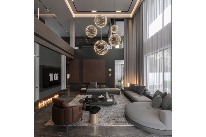 Thiết kế nội thất biệt thự hiện đại 2 tầng 25x16m (CĐT: Mrs Mai- Bắc Giang) NT2332