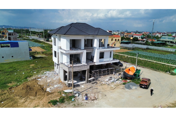 Thi công biệt thự 3 tầng 12x15m (CĐT: Mr Tuyến - Ninh Bình) TCBT2247