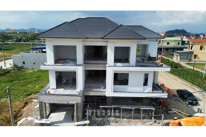 Thi công biệt thự 3 tầng 12x15m (CĐT: Mr Tuyến - Ninh Bình) TCBT2247