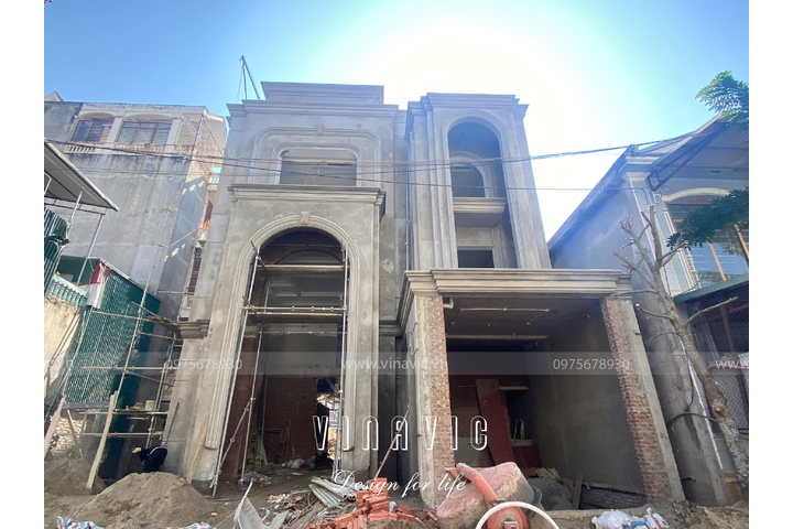 Thi công biệt thự 4 tầng 20x10m (CĐT: Mrs Linh- Lào Cai) TCBT2248