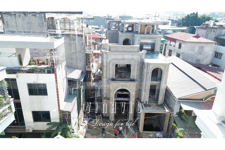 Thi công biệt thự 4 tầng 20x10m (CĐT: Mrs Linh- Lào Cai) TCBT2248