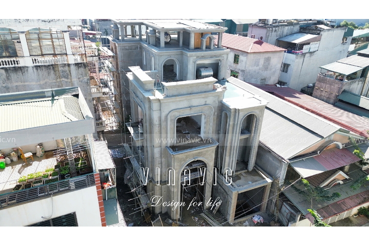 Thi công biệt thự 4 tầng 20x10m (CĐT: Mrs Linh- Lào Cai) TCBT2248