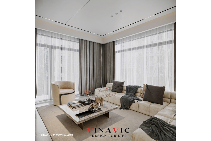 Thiết kế nội thất biệt thự cao cấp (CĐT: Mrs Thủy - Phú Thọ) NT2333