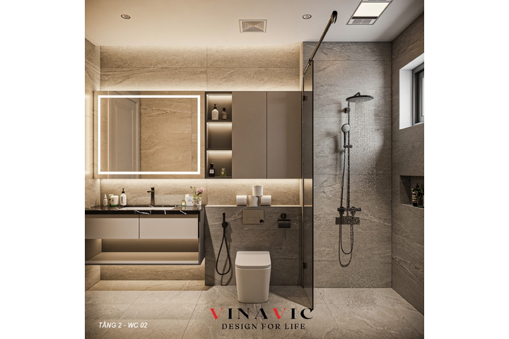 Thiết kế nội thất biệt thự cao cấp (CĐT: Mrs Thủy - Phú Thọ) NT2333