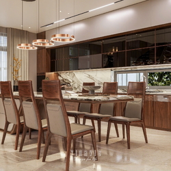 Mẫu thiết kế nội thất biệt thự hiện đại siêu sang 4 tầng 22x17m NT2334