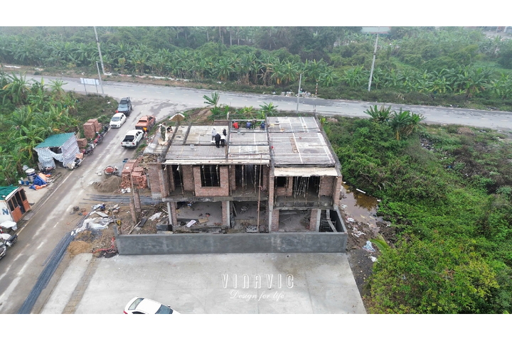 Thi công biệt thự hiện đại 3 tầng 180m2 (CĐT: Mr.Đạt - Ninh Bình) TCBT2249