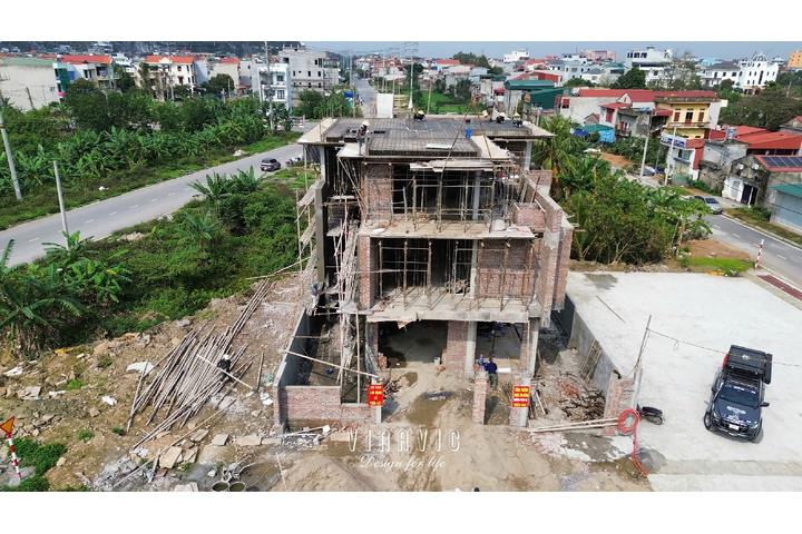 Thi công biệt thự hiện đại 3 tầng 180m2 (CĐT: Mr.Đạt - Ninh Bình) TCBT2249