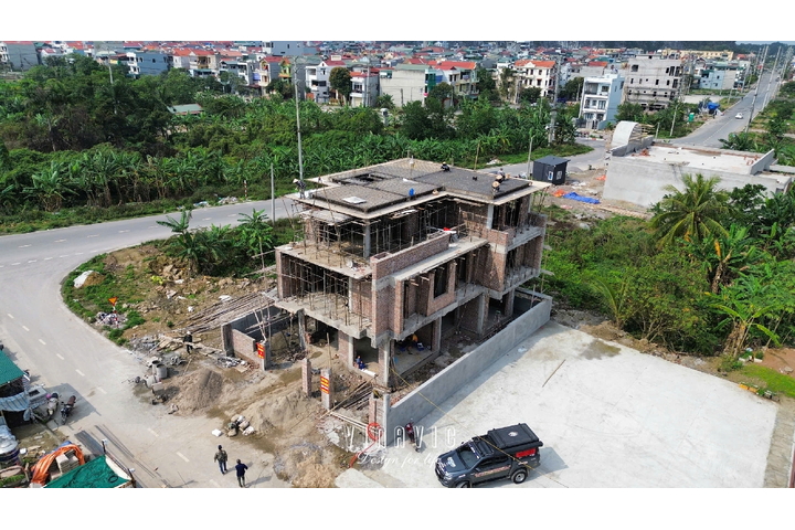 Thi công biệt thự hiện đại 3 tầng 180m2 (CĐT: Mr.Đạt - Ninh Bình) TCBT2249