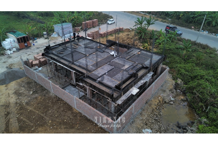 Thi công biệt thự hiện đại 3 tầng 180m2 (CĐT: Mr.Đạt - Ninh Bình) TCBT2249
