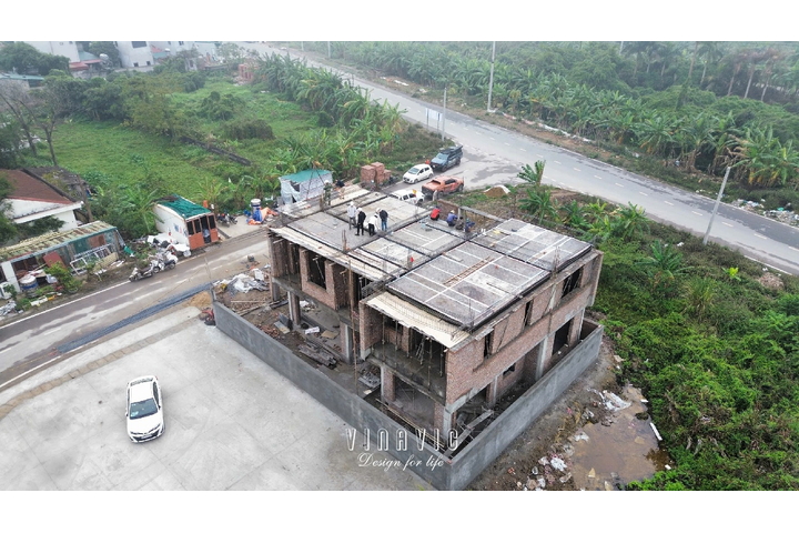 Thi công biệt thự hiện đại 3 tầng 180m2 (CĐT: Mr.Đạt - Ninh Bình) TCBT2249