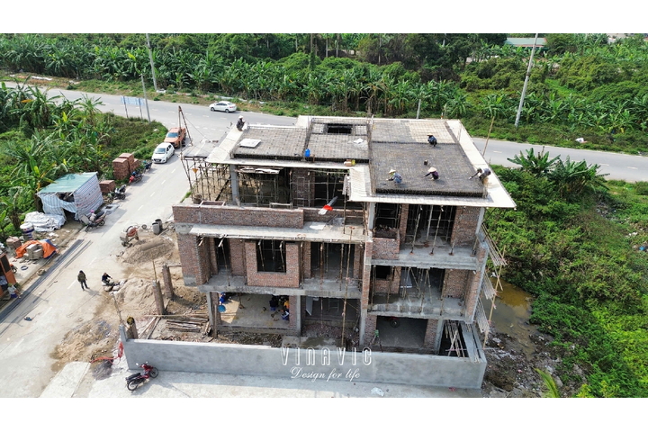Thi công biệt thự hiện đại 3 tầng 180m2 (CĐT: Mr.Đạt - Ninh Bình) TCBT2249