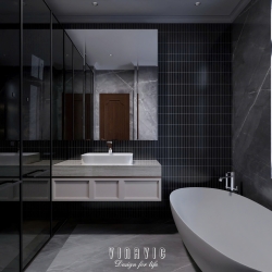 Thiết kế nội thất phòng ngủ tân cổ điển nhẹ nhàng (Neo-classical) NT2335