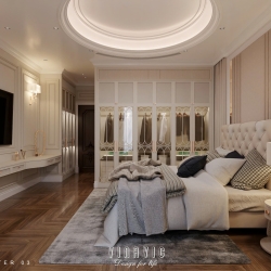 Mẫu nội thất phòng ngủ sang trọng phong cách Neo Classic NT2340