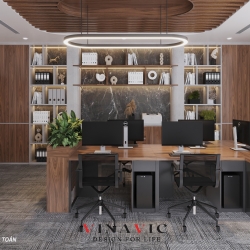 Mẫu thiết kế phòng họp sang trọng hiện đại cao cấp NT2346